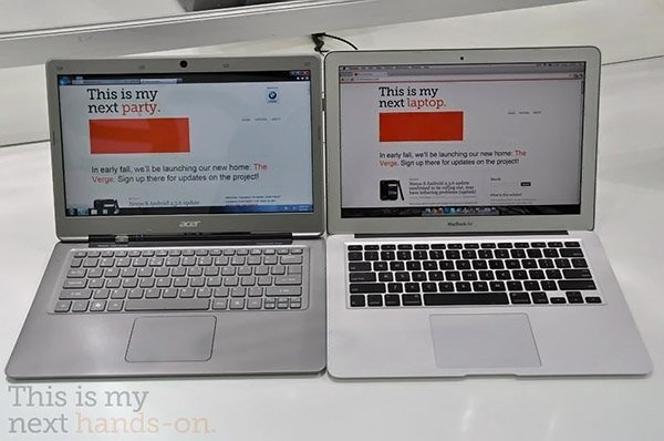 ����������� ���������� � ������������ MacBook Air Acer-Aspire-S3-1