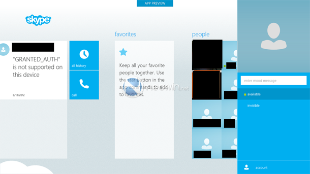 Skype  Windows 8